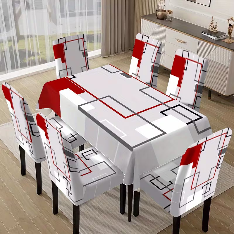 Moda Baskılı Masa Sandalye Örtüsü