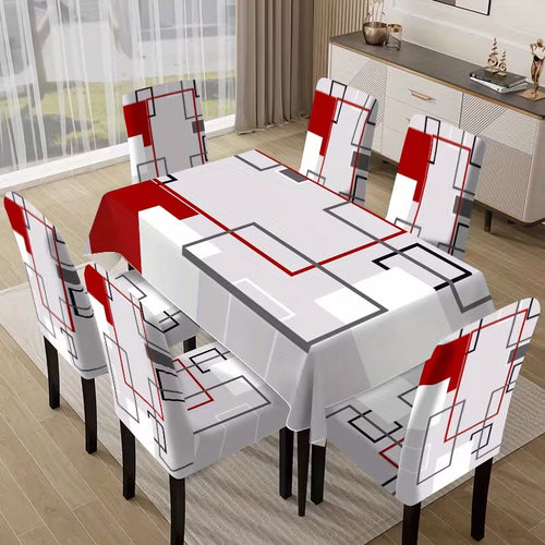 Moda Baskılı Masa Sandalye Örtüsü