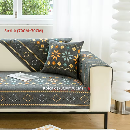 Bohemian Chenille Koltuk Kılıfı