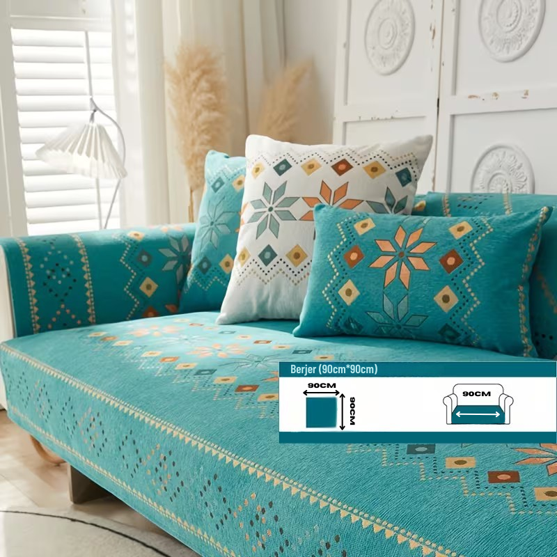 Bohemian Chenille Koltuk Kılıfı