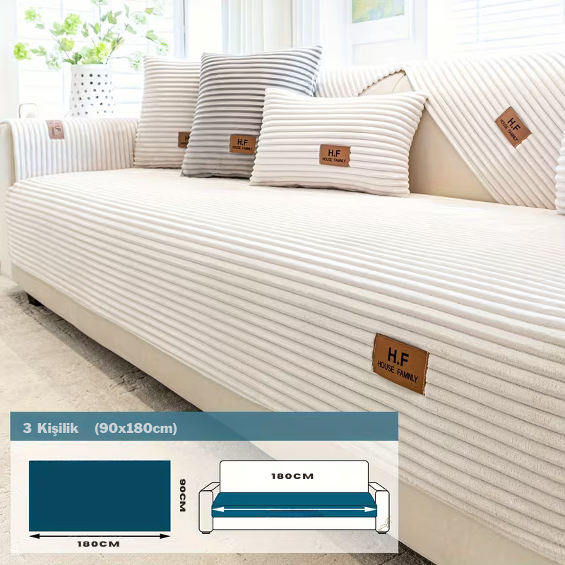 HF Peluş Koltuk Kılıfı