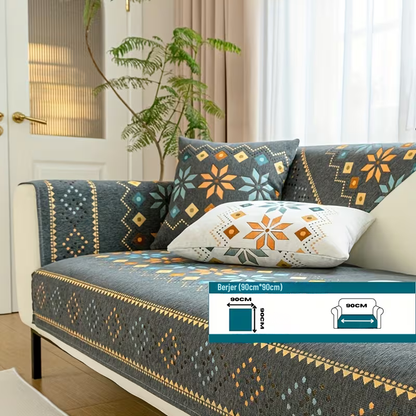 Bohemian Chenille Koltuk Kılıfı