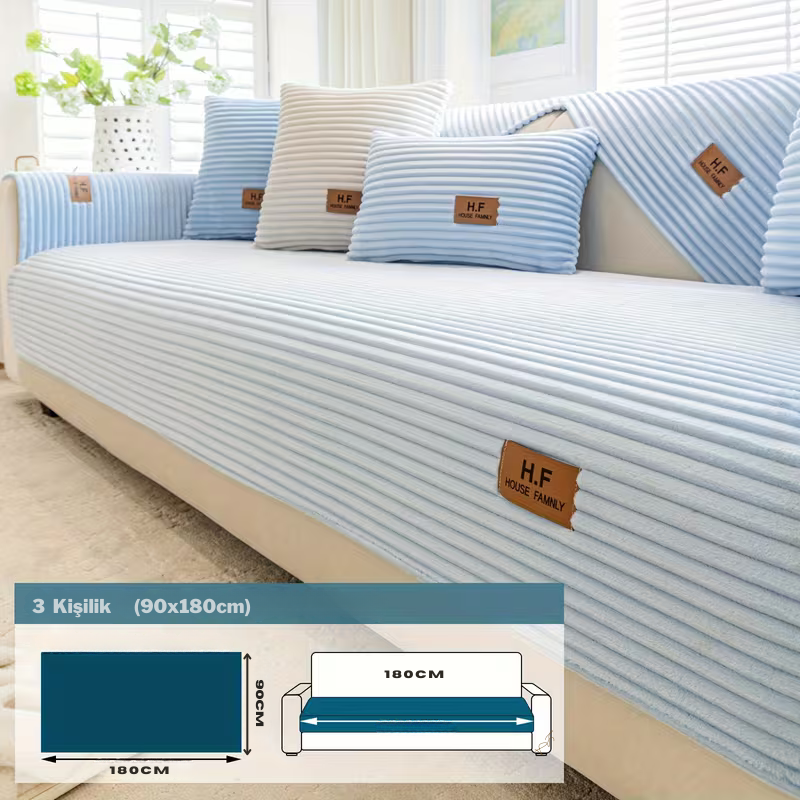 HF Peluş Koltuk Kılıfı