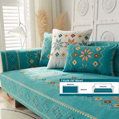 Bohemian Chenille Koltuk Kılıfı