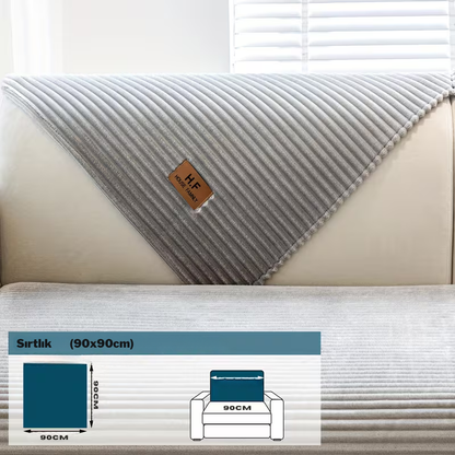 HF Peluş Koltuk Kılıfı