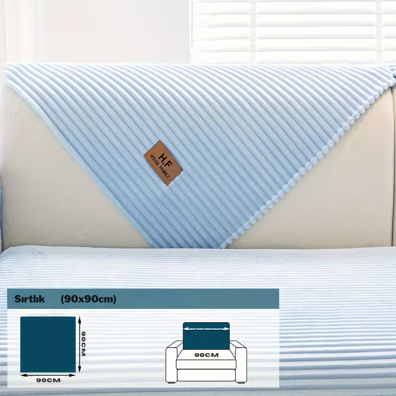 HF Peluş Koltuk Kılıfı