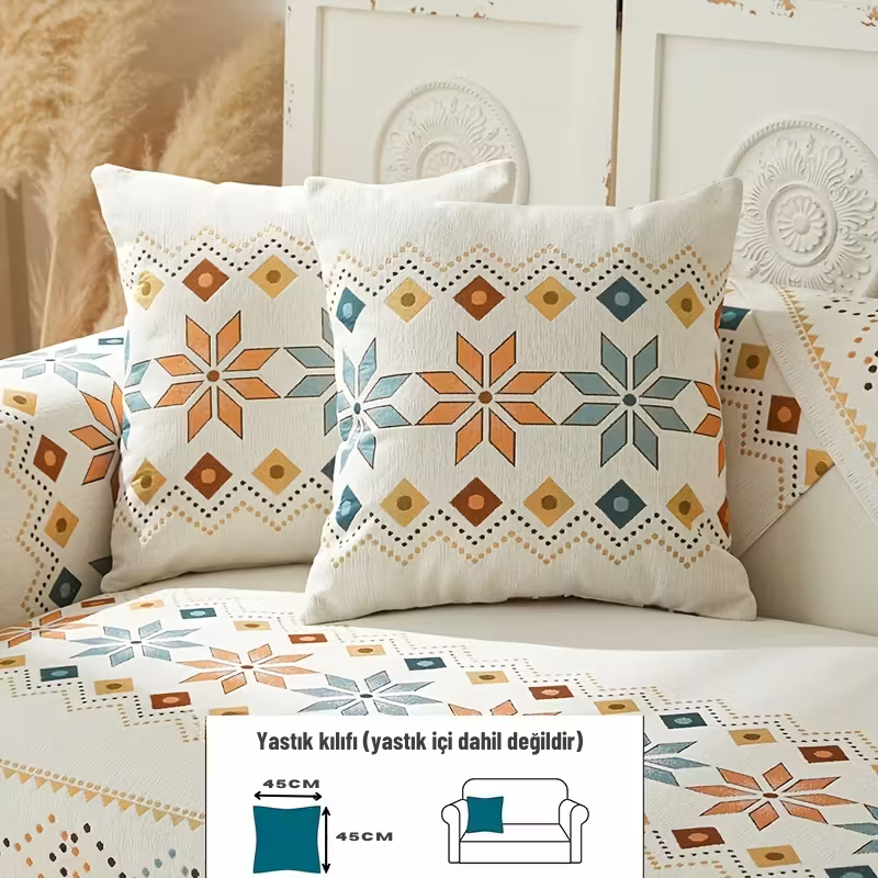 Bohemian Chenille Koltuk Kılıfı