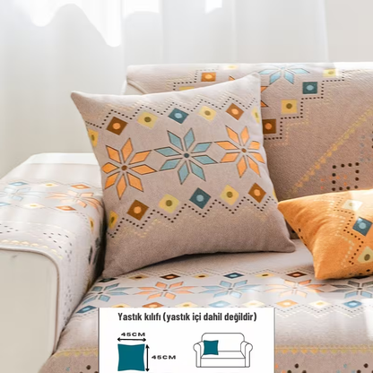 Bohemian Chenille Koltuk Kılıfı