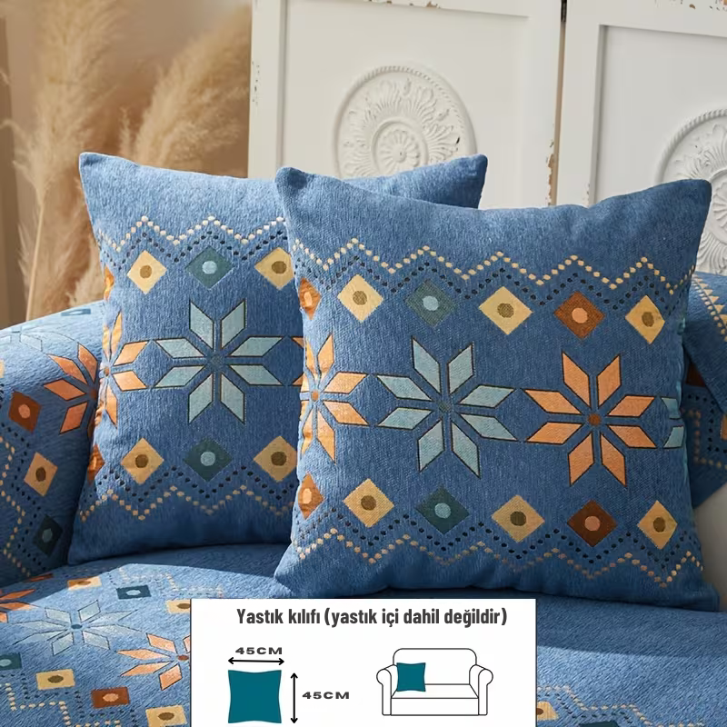 Bohemian Chenille Koltuk Kılıfı