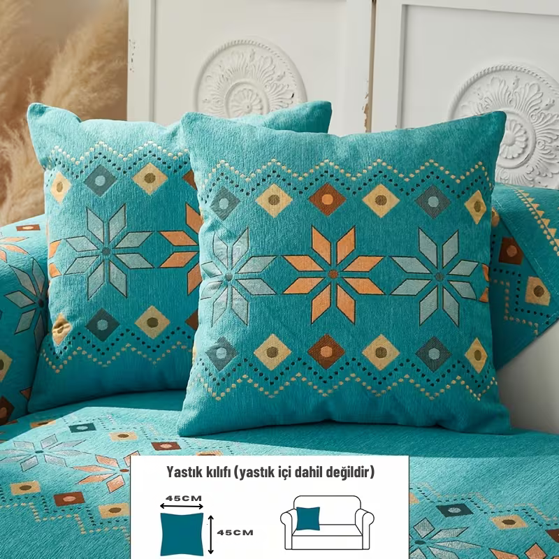 Bohemian Chenille Koltuk Kılıfı