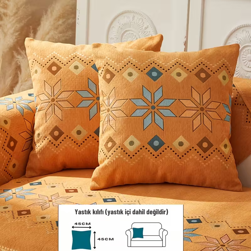 Bohemian Chenille Koltuk Kılıfı