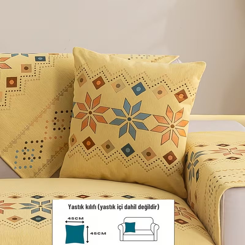 Bohemian Chenille Koltuk Kılıfı