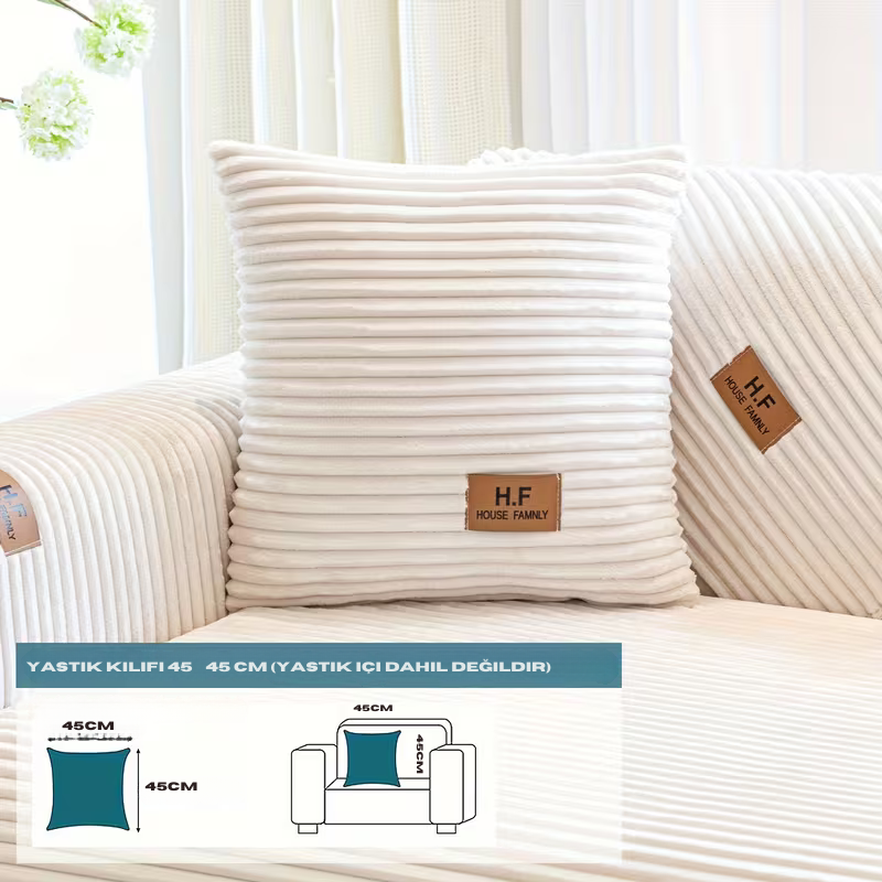 HF Peluş Koltuk Kılıfı