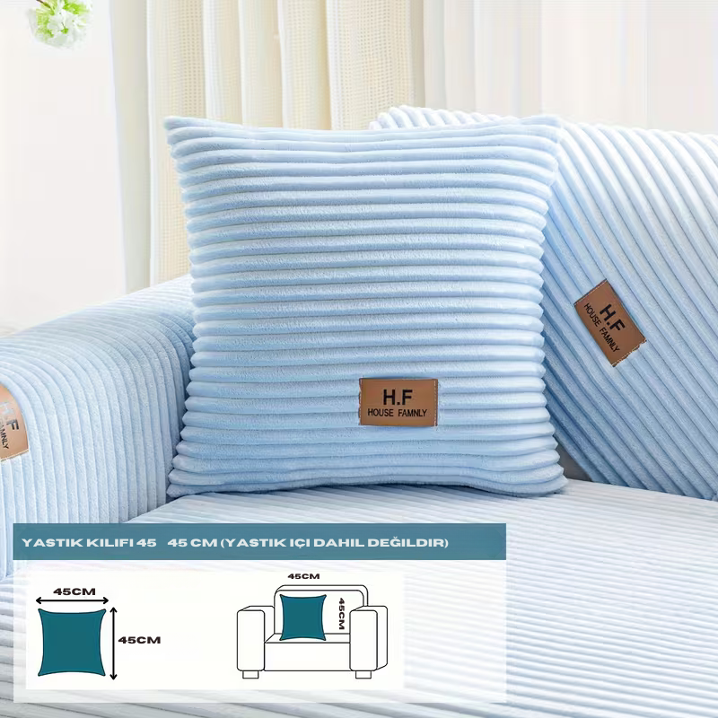 HF Peluş Koltuk Kılıfı