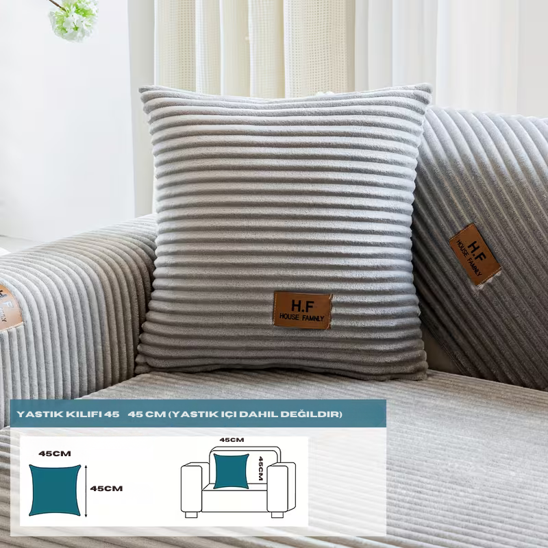 HF Peluş Koltuk Kılıfı