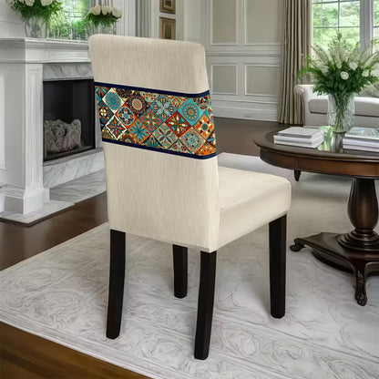 Boho Zarif Desenli Masa Sandalye Örtüsü