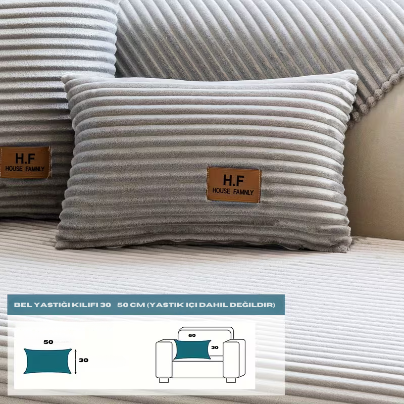 HF Peluş Koltuk Kılıfı