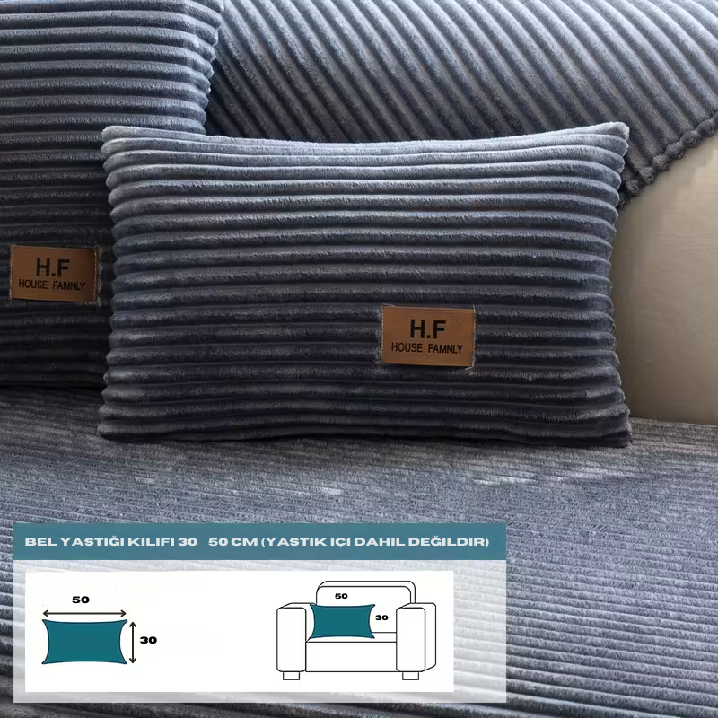HF Peluş Koltuk Kılıfı