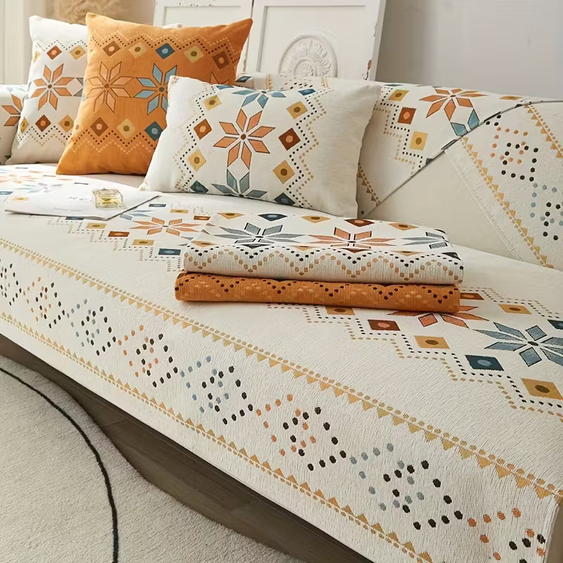 Bohemian Chenille Koltuk Kılıfı