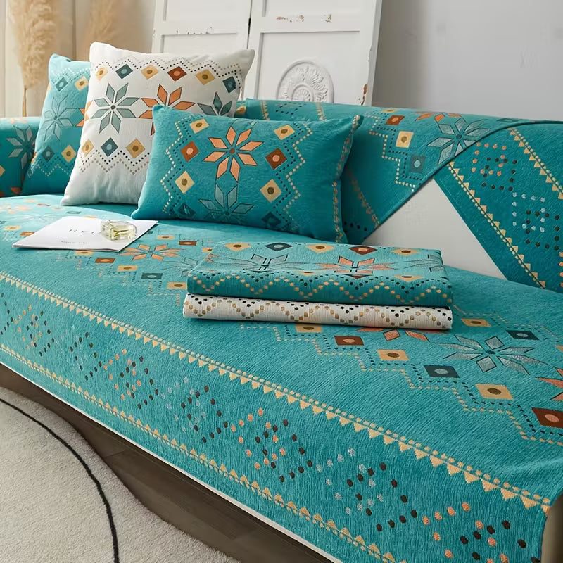 Bohemian Chenille Koltuk Kılıfı