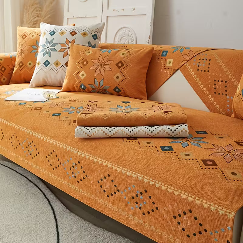 Bohemian Chenille Koltuk Kılıfı