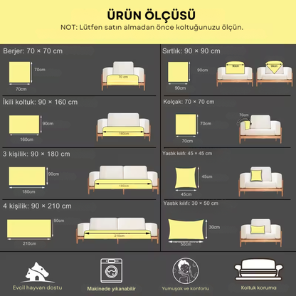 Şenil Koltuk Kılıfı