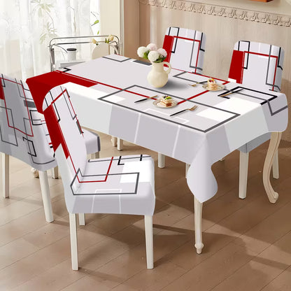 Moda Baskılı Masa Sandalye Örtüsü