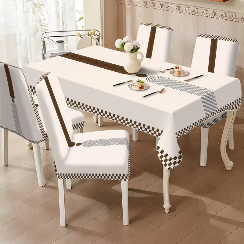 Çin Baskı Desenli Masa Sandalye Örtüsü