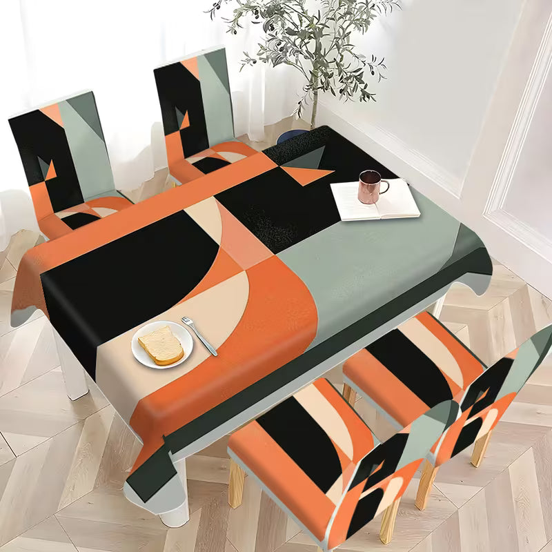 Baskılı Masa Sandalye Örtüsü