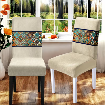 Boho Zarif Desenli Masa Sandalye Örtüsü