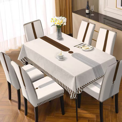 Çin Baskı Desenli Masa Sandalye Örtüsü