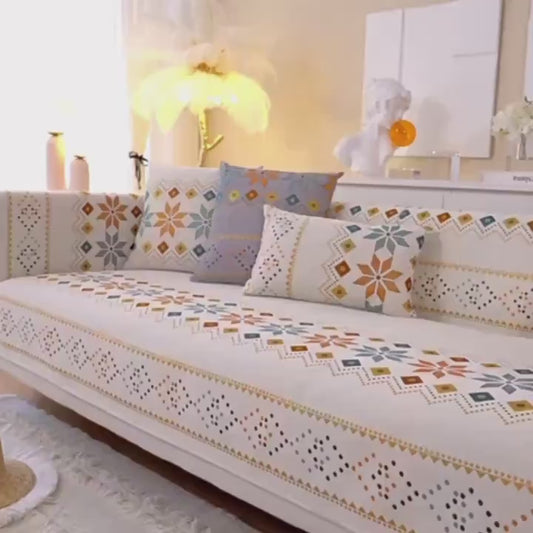 Bohemian Chenille Koltuk Kılıfı